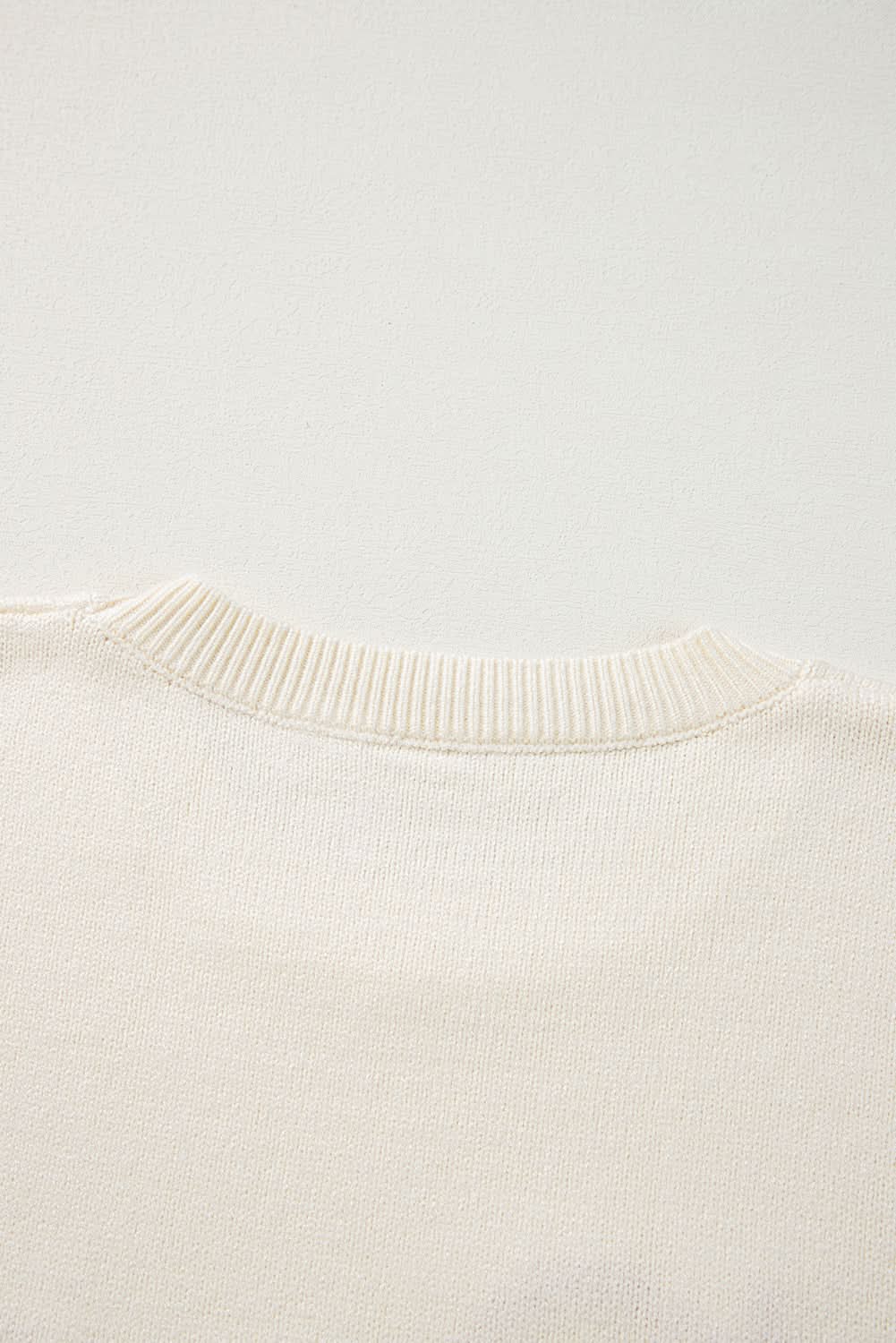 Cozy apricot "Boo" sweater - Love Salve